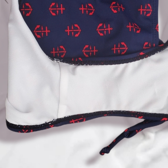 Blue and Red Anchor Bikini Bottom- Classic cut - Picture 3 of 4